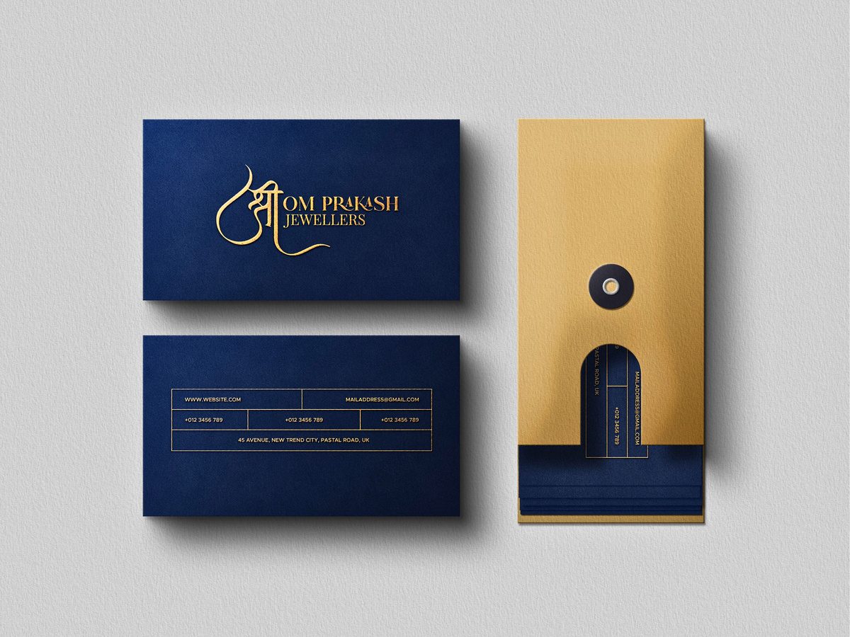 Om Prakash Jewellers — Brand Identity